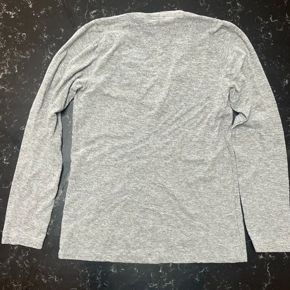 Monrow, Gray, Long Sleeve Tee - Picture 2 of 6